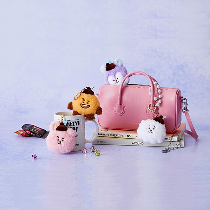 LINE FRIENDS BT21 Hope In Love Face Doll Keyring/Keychain (6 Options)