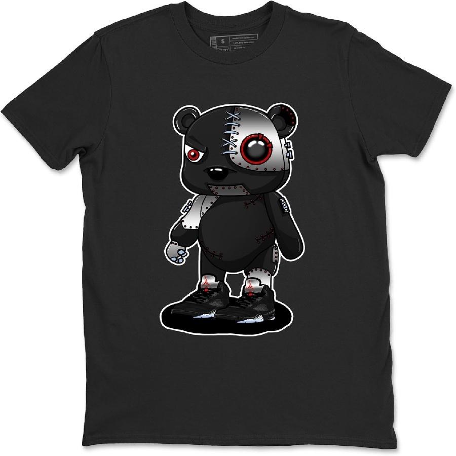 Reimagined Design Printed Cyborg Bear Sneaker Matching T-Shirt