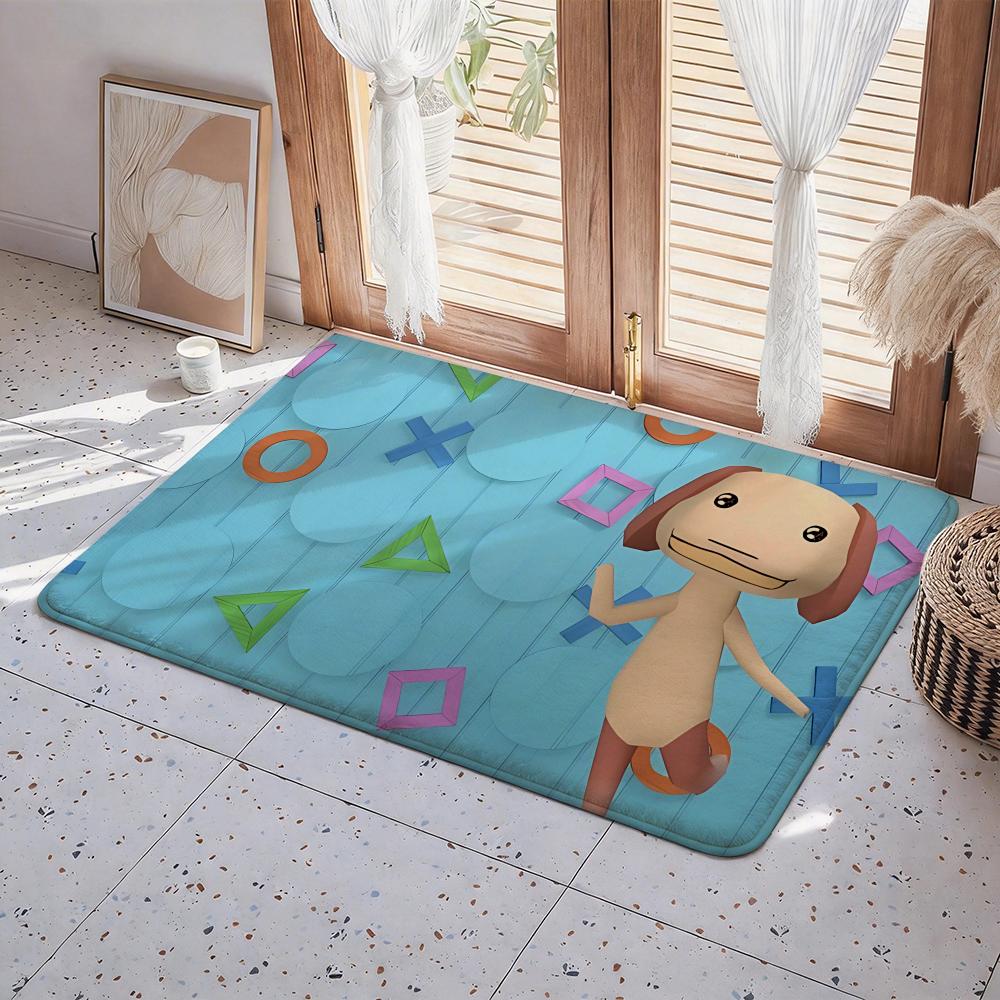 I Inoue T Toro CUTE Cat Floor Mat Eco  Flannel Doormat Non Slip Odorless Indoor Floor Rug Soft Short Plush Home Mat