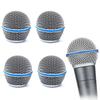 Cionyce BETA58A Replacement Microphone Head, Standard Size, Grille Microphone with Foam, Pack of 4