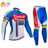 Thermal Fleece Cycling Jersey Set Men Tinkoff Mountian Bicycle Clothes Wear Ropa Ciclismo Racing Team Bike Cycling Clothing