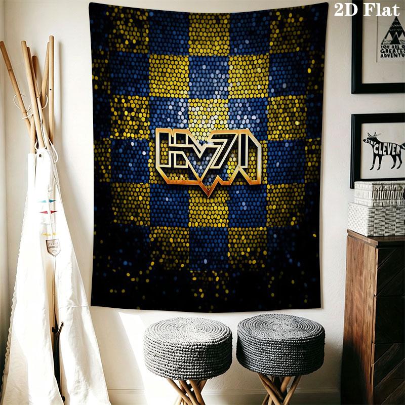 HV71 Wall Hanging Printed Fabric Blanket Decorative Tapestries for Bedroom Living Room Home Decor