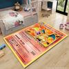 Японское аниме Покемон Карточка Пикачу Ковер для гостиной Домашний декор Диван Стол Ковер для детей Противоскользящий Коврик для стула Гостиной