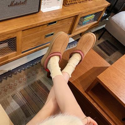 XD3 кожаный вельвет утолщенные низкие хлопковые туфли пушистые толстоподошвенные теплые зимние ботинки женские