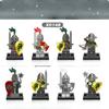 Medieval Knight Dragon Nation Soldier Red Lion Knight Building Blocks Children's Building Blocks Toy