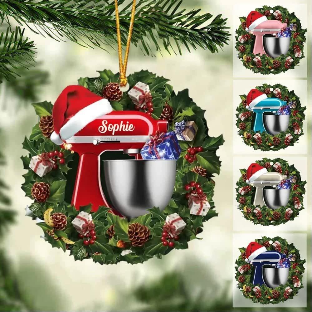 Уникальный акриловый брелок-миксер для выпечки Стильный праздничный декор для рождественских елок