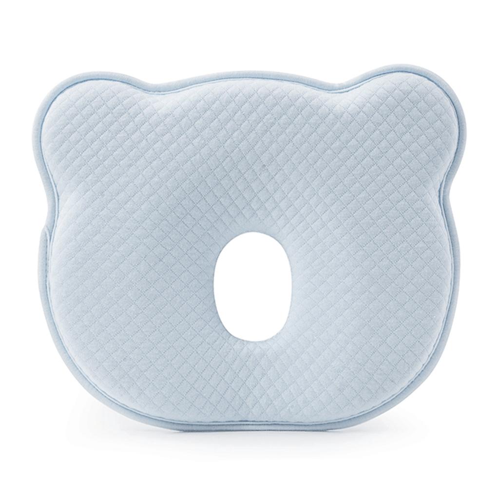 Baby Shaping Pillow Prevent Flat Head Bear Shape Memory Foam Moisture Wicking 3D Nursing Pillow