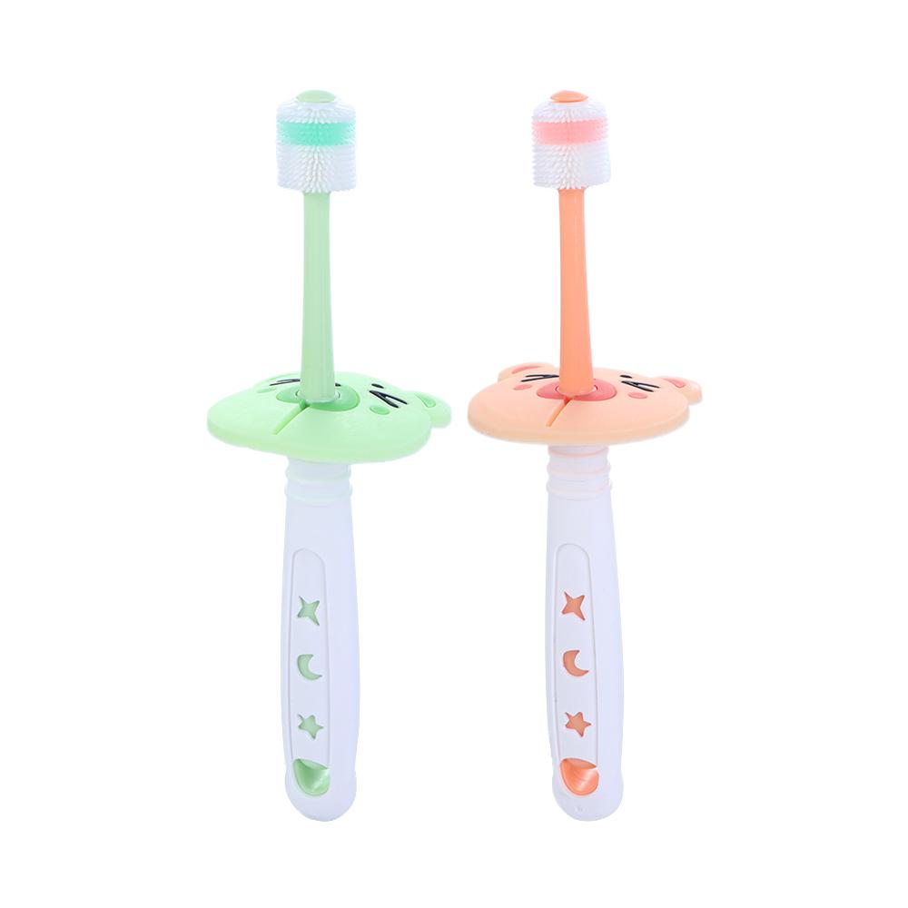 Children Baby Training Teeth Brushes Oral Care Brush Kids Teeth Care 360 Degree Silicone Toothbrush