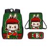 Мультяшный Рождественский Рюкзак Сумка через Плечо Пенал Набор из Трех Предметов
