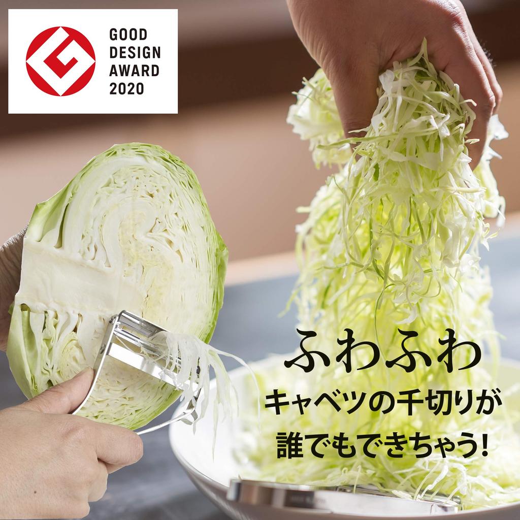 Овощечистка Iidaya Ever Peeler для People in Blade 2020, победитель премии Good Design Award, профессиональная спецификация, маленькая, легкая, для правшей (Сделано в Японии/Заменяемо