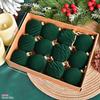 8 см Велюровые Темные Елочные Украшения Флок