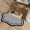 Cat and dog non-slip pet mat - quick drying, water absorption, indoor Nordic style floor mat, floor pet mat, fun and durable pet mat