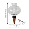Self Watering Globes 17Oz Automatic Waterer With Lid Slow Release Plant Watering Devices Up To 2 Weeks For Indoor Yard Park