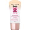 Maybelline Dream Fresh Увлажняющий BB-крем для кожи, 8-в-1 Совершенствующий Beauty-бальзам для кожи с широким спектром защиты SPF 30, Легкий