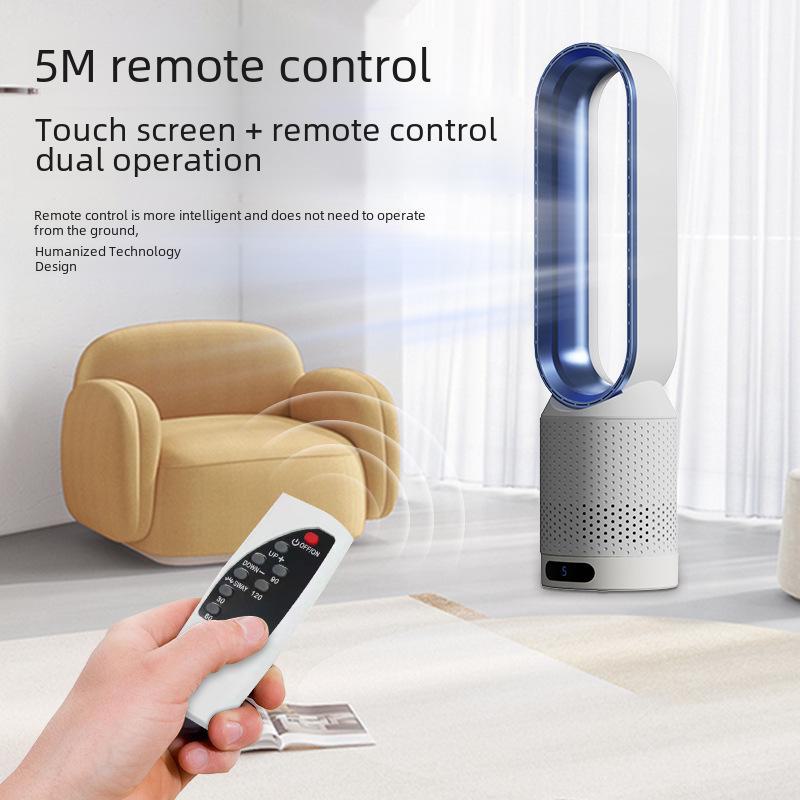 Bladeless Silent Air Circulation Fan for Desktop, Floor, Office, and Home
