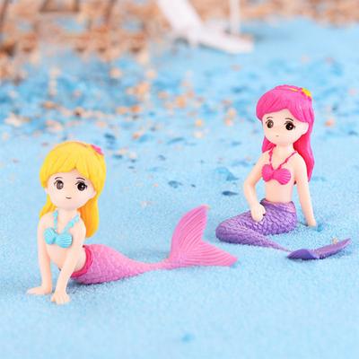 DIY Русалка Мини Модель Фигурка Миниатюрный Сказочный Сад Бонсай Аквариум Декор