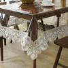 Transparent PVC Lace Tablecloth: Waterproof, Oilproof, Wash-Free for Dining & Coffee Tables