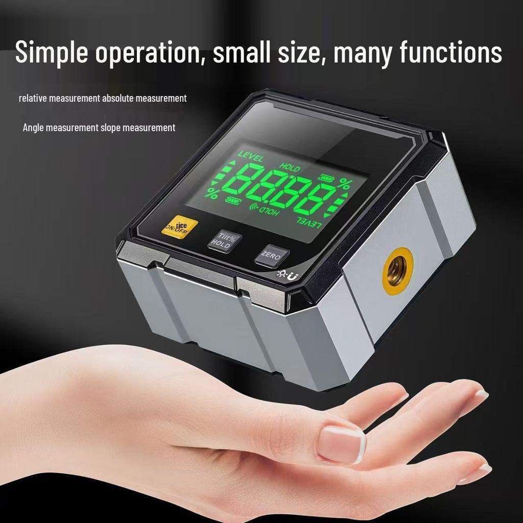 Digital Magnetic Inclinometer with 360° Laser Level