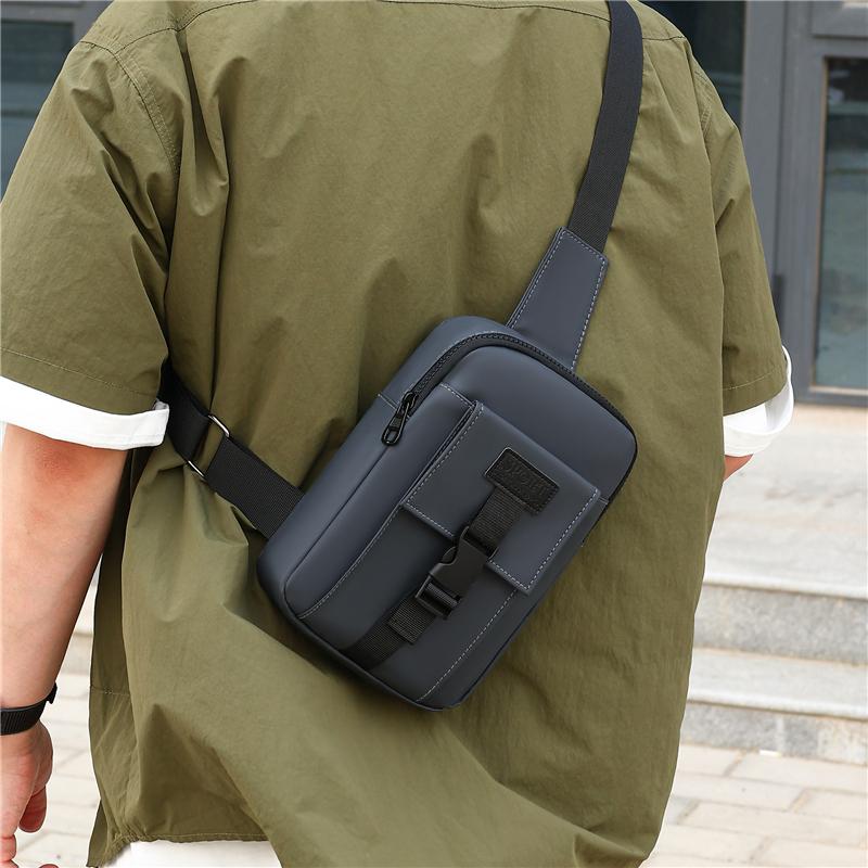 Мужская нагрудная сумка Модная наплечная нагрудная разгрузка Мужская спортивная сумка кроссбоди для мужчин Мини-сумка для телефона Сумка-тоут для путешествий
