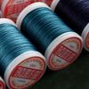 120 м/рулон DIY ремесло вощеная нить 0,5 мм прочный круглый полиэстеровый шнур веревка для ювелирных изделий плетеная