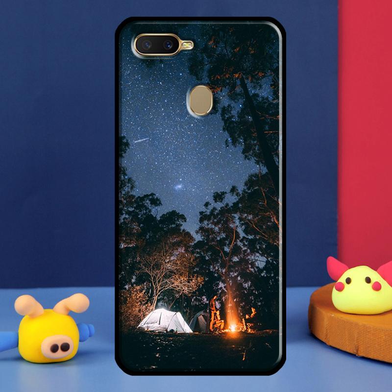Чехол для кемпинга, природы, гор для Oppo A98 A78 A58 A15 A16 A17 A5 A9 A91 A52 A72 A76 A96 A74 A94 A54 S A57 A77