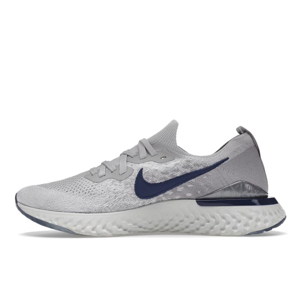 Nike Epic React Flyknit 2 Vast Grey Coastal Blue Men Sneakers Atmosphere BQ8928-015