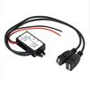 Convert USB Port Expansion Car USB Power Adapter Dual Module Buck Regulator Car Converter Black