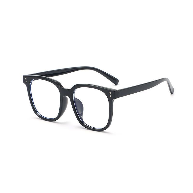 Black Frame Myopia Glasses For Women Can Be Matched With Degree Discoloration Eye Frame Frames Large Frame Plain Artifact, Big Face Showing Small Face