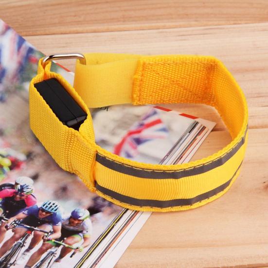 New LED Night Sports Armband Flashing Arm Warmer Belt Bike Safety Reflective Strap Good Sales Store