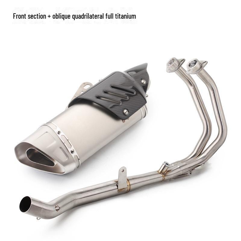 CBR500R/CB500R Stainless Steel Full Exhaust Front Section