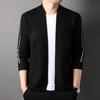 Young and Middle-aged Knitted Sweater Cardigan Men's Coat Autumn and Winter New Loose Trend Knitted Sweater Men's Wear