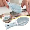 Терки для чистки рыбьей чешуи Скребок Инструмент для чистки чешуи Устройство для чистки чешуи с чехлом Бытовой крытый рубанок для чистки рыбьей чешуи и ручной скребок для чистки рыбьей чешуи