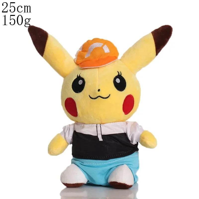Pikachu Pichu Charmander Bulbasaur Squirtle Psyduck Eevee Plush Soft Stuffed Animals Peluche Plushie Toy Small Doll