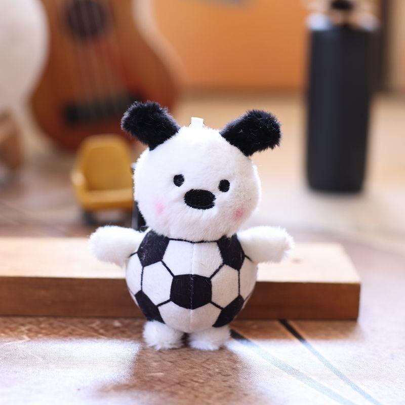 Футбол Мультяшный Милый Собака Кролик Плюшевый Брелок Подвеска Хлопок ПП Подарок Детям