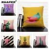 Tropical Plant Fruits Cushion Cover Cactus Pineapple Pattern Home Sofa Modern Art Decorative Pillow Case 45x45 Linen Pillowcase