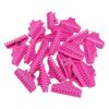 Набор из 25 штук розовых бигуди-зажимов для волос, зажимы для перманентной завивки, зажимы для прикорневого объема волос, инструмент для пышной укладки для парикмахерской