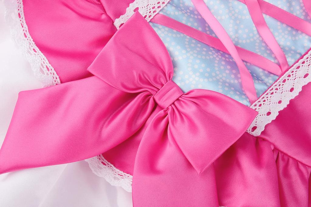 Костюм принцессы ReliBeauty на Хэллоуин для дня рождения принцессы, милое платье в горошек, размер 110, платье, для девочек, для детей, косплей, костюм, Рождество, подарок,