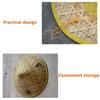 1Pc Chinese Retro Bamboo Rattan Fisherman Hat Handmade Weave Straw Bucket Hat Tourism Rain Dance Props Cone Fishing Sunshade Hat
