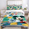 Mickey Friends Playtime Print 3Pcs Bedding Setduvet Cover With 2 Bedropillowcase Home Birthday Gift