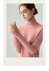 Women's Cashmere High-Neck Loose Pullover Knit Sweater
