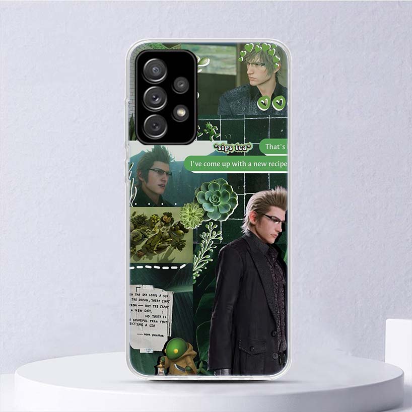 Final Fantasy Game Soft Case For Samsung Galaxy A15 A14 A13 A12 A55 A54 A53 A52 Phone Cover A35 A32 A33 A25 A23 A22 A05S A04S Ga