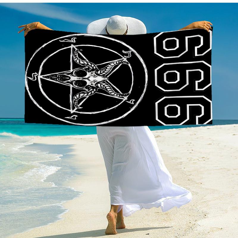 Oversized Fashion Beach Towel: Ideal for Summer Adventures Soft, absorbent and quick drying suitable for swimming and bathing