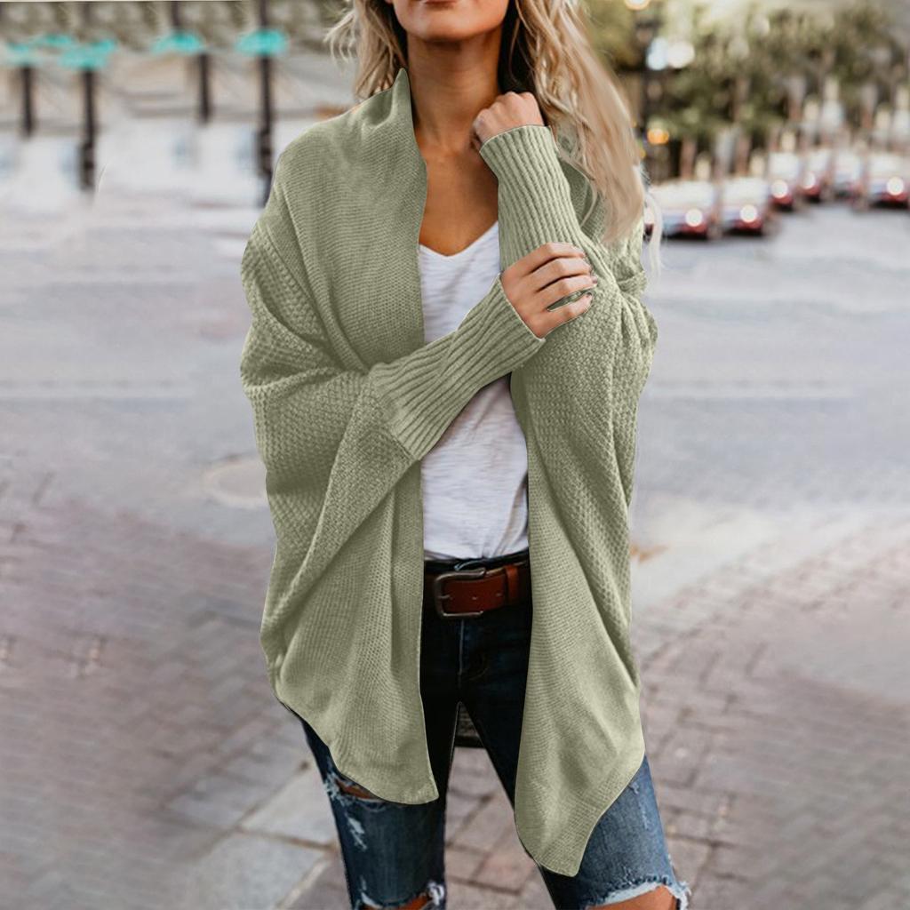 Women's Sweater Cardigan Long Sleeve Large Size Sweater Coat
