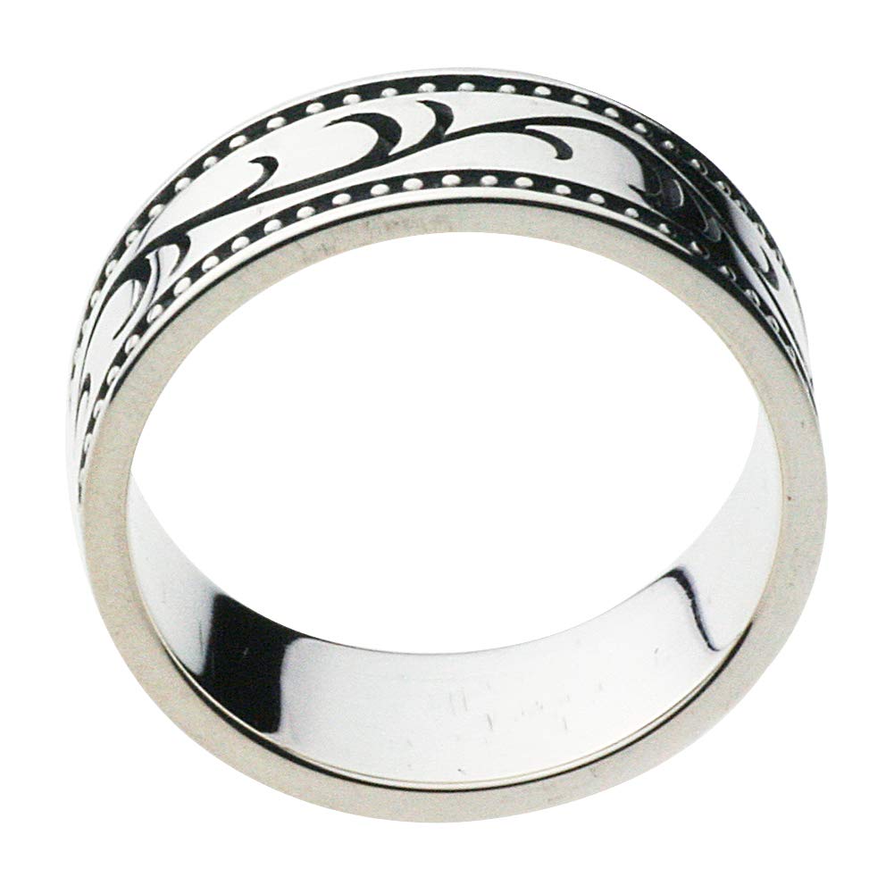 Кольцо «Арабески» из серебра 925 пробы r0267 15 [Cenote] [Серебряные аксессуары] Нет.