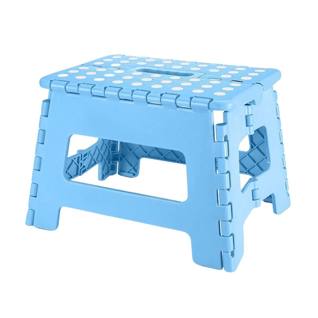 Folding Step Stool, Non Slip Surface Carry Handle Sturdy Step Stool For Kids, Toddlers Adults Compact Foldable For Kitchen, Bathroom, Bedroom, Outdoor