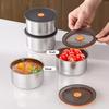 Stainless Steel Food Storage Containers Stackable Meal Prep Container Airtight Kitchen Organizer