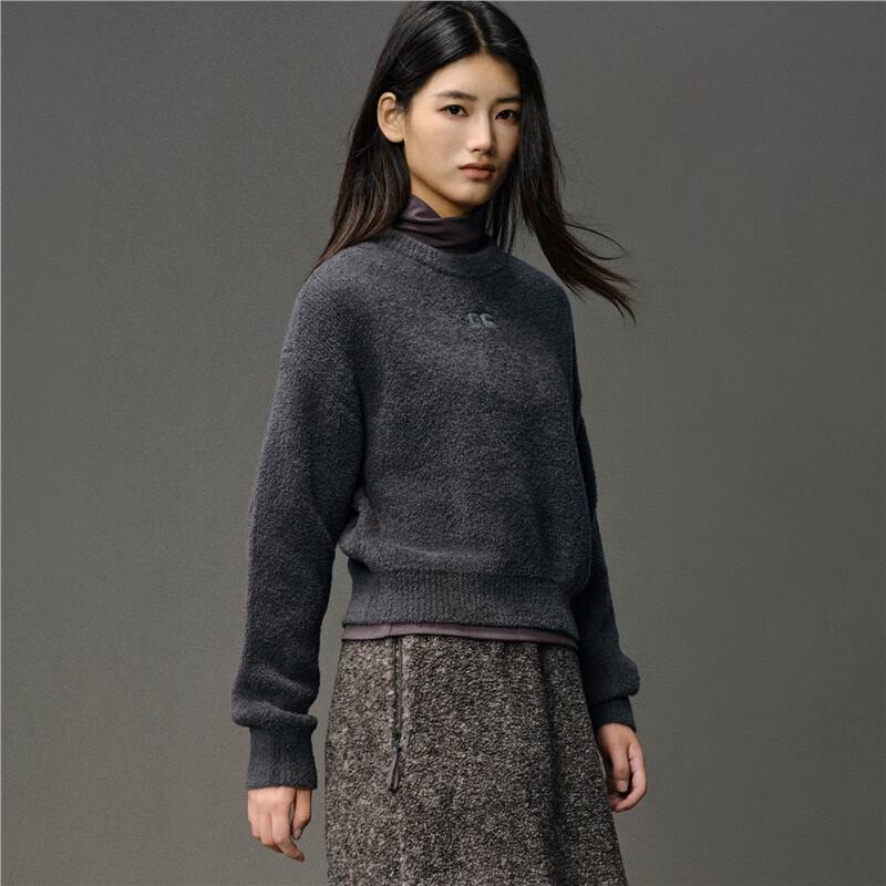 GIORDANO CONCEPTS Women's Embroidered Wool Pullover Sweater