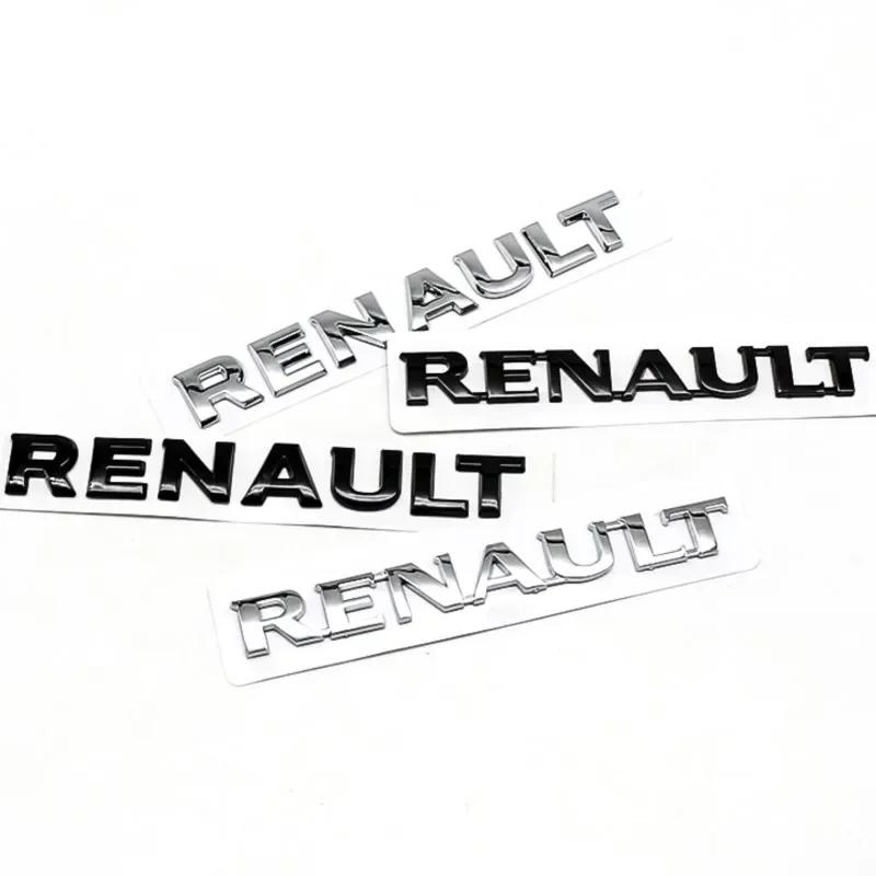 Колпаки на колеса для Renault Megane 2 3 4 RS Grand Scenic Clio Captur Duster Trafic Logan 3D ABS Автомобильный Буквенный Задний багажник Значок эмблема