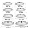 Круглая крышка для кастрюли из нержавеющей стали 10-32 см, универсальная замена, крышка для сковороды, гладкий край, можно мыть в посудомоечной машине, для сковороды, вока, кастрюли