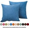 Solid Color Throw Pillow Cover 30X50/40X4045X45/40X60/50X50/55X55/60X60 Cozy Linen Home Bedroom House Office Square Pillowcase